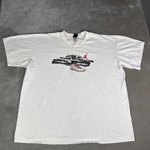 Jordan Air Jordan 10 Chicago Graphic T-Shirt White Men's 3XL